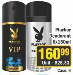 J&E Cash and Carry Playboy Deodorant offer