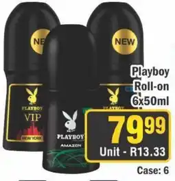 J&E Cash and Carry Playboy Roll-on offer