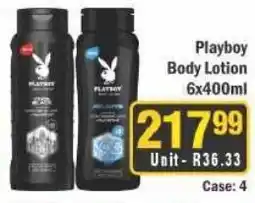 J&E Cash and Carry Playboy Body Lotion offer