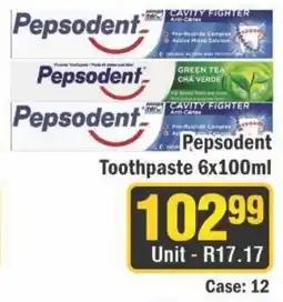 J&E Cash and Carry Pepsodent Toothpaste offer