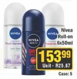 J&E Cash and Carry Nivea Roll-on offer