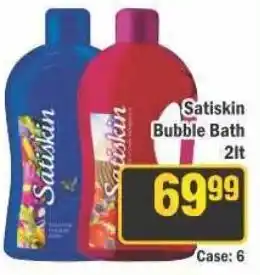 J&E Cash and Carry Satiskin Bubble Bath offer