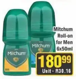 J&E Cash and Carry Mitchum Roll-on for Men offer