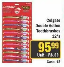 J&E Cash and Carry Colgate Double Action Toothbrushes offer