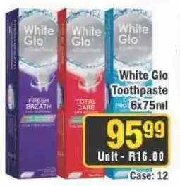 J&E Cash and Carry White Glo Toothpaste offer