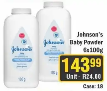 J&E Cash and Carry Johnson's Baby Powder offer