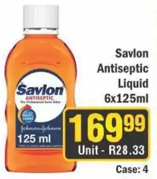 J&E Cash and Carry Savlon Antiseptic Liquid offer