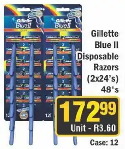J&E Cash and Carry Gillette Blue II Disposable Razors offer