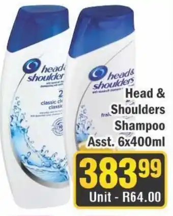 J&E Cash and Carry Head & Shoulders Shampoo offer
