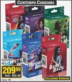 J&E Cash and Carry Contempo Condoms offer