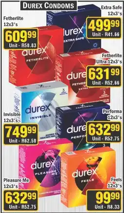 J&E Cash and Carry Durex Condoms offer