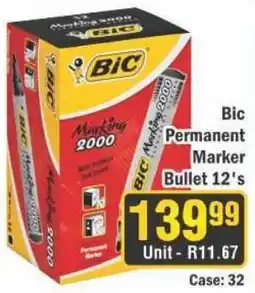 J&E Cash and Carry Bic Permanent Marker Bullet offer