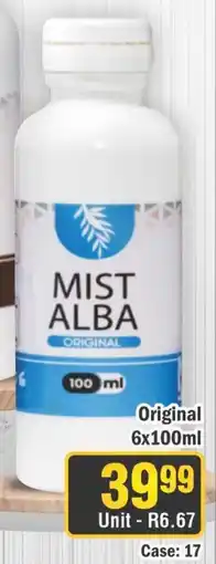 J&E Cash and Carry Abok Mist Alba Original offer