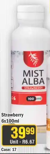 J&E Cash and Carry Abok Mist Alba Strawberry offer