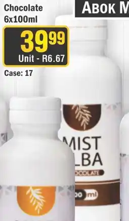 J&E Cash and Carry Abok Mist Alba Chocolate offer