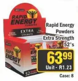 J&E Cash and Carry Rapid Energy Powders Extra Strength offer