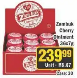 J&E Cash and Carry Zambuk Cherry Ointment offer