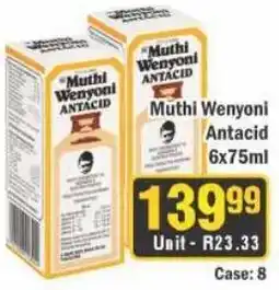 J&E Cash and Carry Muthi Wenyoni Antacid offer
