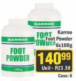 J&E Cash and Carry Karroo Foot Powder offer