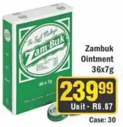 J&E Cash and Carry Zambuk Ointment offer