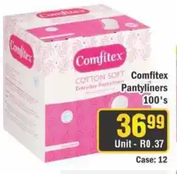 J&E Cash and Carry Comfitex Pantyliners offer