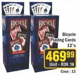 J&E Cash and Carry Bicycle Playing Cards offer