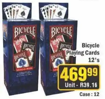 J&E Cash and Carry Bicycle Playing Cards offer