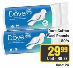 J&E Cash and Carry Dove Cotton Wool Rounds offer