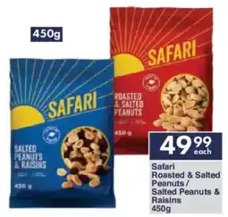 President Hyper Safari Roasted & Salted Peanuts/ Salted Peanuts & Raisins offer