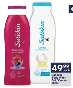 President Hyper Satiskin Body Wash Gel/ Cremé offer