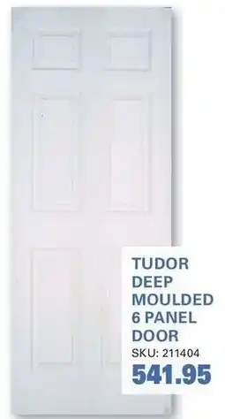 Cashbuild Tudor deep moulded 6 panel door offer
