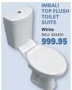 Cashbuild Imbali top flush toilet suite offer
