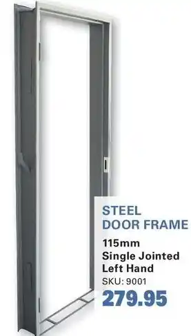 Steel door frame