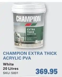 Cashbuild Champion extra thick acrylic pva offer