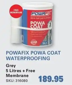 Cashbuild Powafix powa coat waterproofing offer