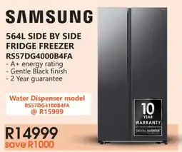 Tafelberg Furnishers Samsung side by side fridge freezer offer