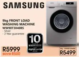 Tafelberg Furnishers Samsung front load washing machine offer