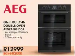 Tafelberg Furnishers AEG built-in double oven offer