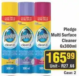 J&E Cash and Carry Pledge Multi Surface Cleaner offer