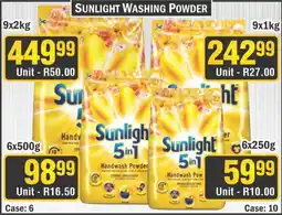 J&E Cash and Carry Sunlight washing powder offer