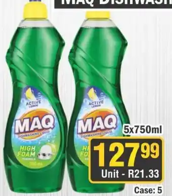 J&E Cash and Carry Maq dishwashing liquid offer