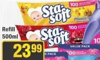 J&E Cash and Carry Sta-soft fabric softener refill offer