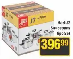J&E Cash and Carry Hart J7 Saucepans Set offer