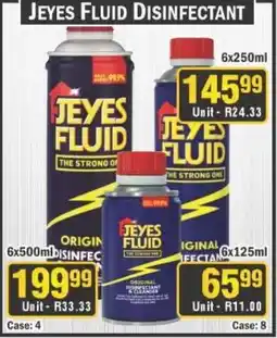 J&E Cash and Carry Jeyes fluid disinfectant offer