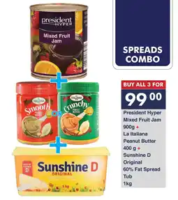 President Hyper Spreads Combo offer