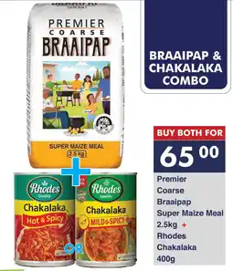 President Hyper Braaipap & Chakalaka Combo offer