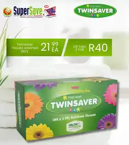 Super Save Twinsaver Tissues Assorted offer