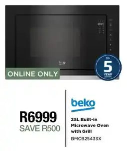 House & Home Beko Built-in Microwave Oven with Grill offer