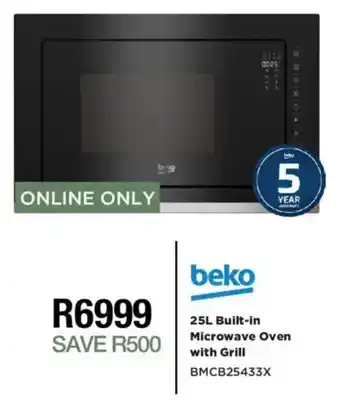 Beko Built-in Microwave Oven with Grill