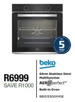 House & Home Beko Stainless Steel Multifunction Built-in Oven offer